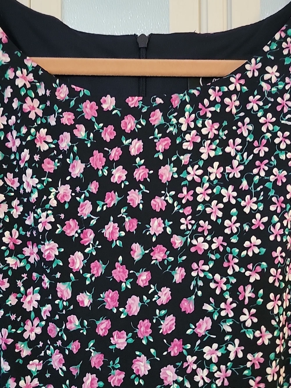 Connected Apparel 14w Dress Floral Pattern - Picture 2 of 5